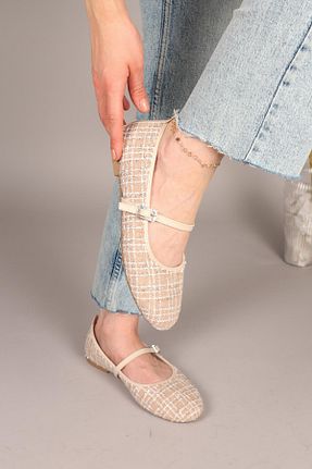 بابت بژ زنانه پارچه ای Birikon - کد 932986785