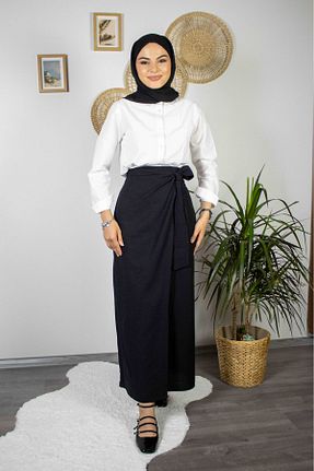 دامن حجاب مشکی زنانه رگولار Qenz - کد 823675272