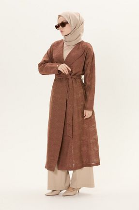 کلاه و ابایا قهوه ای زنانه پنبه پلی استر Setrms - کد 932987795