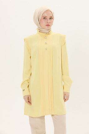 تونیک زرد زنانه بافتنی Setrms - کد 932987847