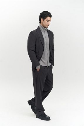 ست بالاتنه و پائین تنه مشکی مردانه بافتنی MAİ COLLECTİON - کد 843472179