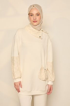 ست بالاتنه و پائین تنه حجاب نباتی اورسایز Setrms - کد 932987028