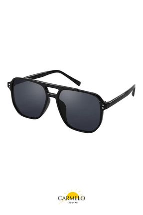 عینک آفتابی مشکی مردانه 52 Carmelo Eyewear - کد 924219536