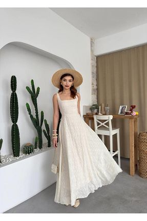 لباس بژ زنانه بافتنی Julidress - کد 903252219