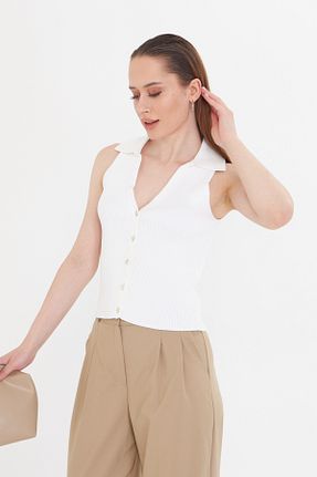 بلوز نباتی زنانه ساده GLEES - کد 933663342