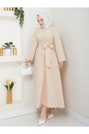 لباس حجاب بژ زنانه رگولار Giza Giyim - کد 933074007