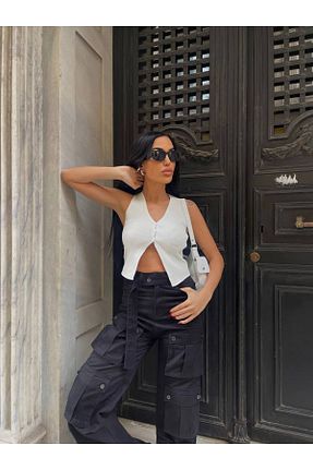 بلوز سفید زنانه ساده sole stories - کد 933086460