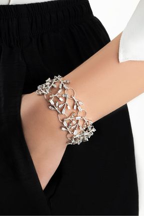 دستبند نقره سفید زنانه 925 عیار So Chic - کد 933114493