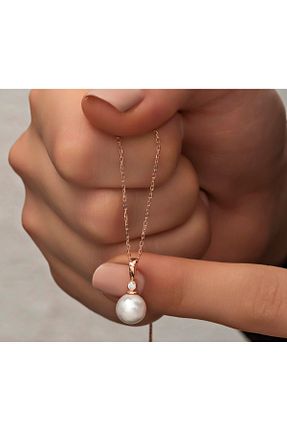 گردنبند نقره بژ زنانه 925 عیار AnforaDesing - کد 933117103