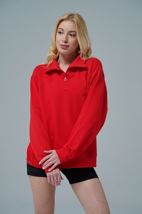 سوئیشرت قرمز زنانه ساده George Phoenix - کد 933108500