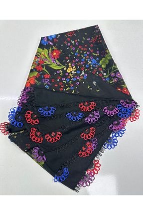 روسری مشکی پنبه ای REYYAN - کد 933153421