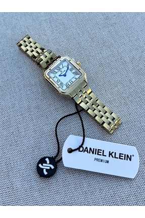 ست ساعت مچی زرد زنانه فلزی Daniel Klein - کد 933811182