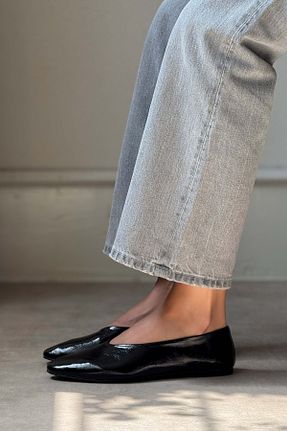 بابت مشکی زنانه چرم مصنوعی NİŞANTAŞI SHOES - کد 932994118