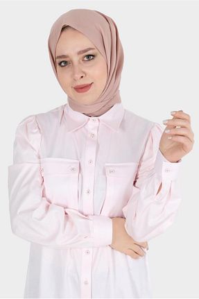 شال صورتی زنانه پلی استر Alvina - کد 801718021