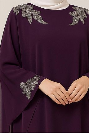 ست بالاتنه و پائین تنه حجاب بنفش زنانه رگولار TRENDTESETTÜR - کد 933169114