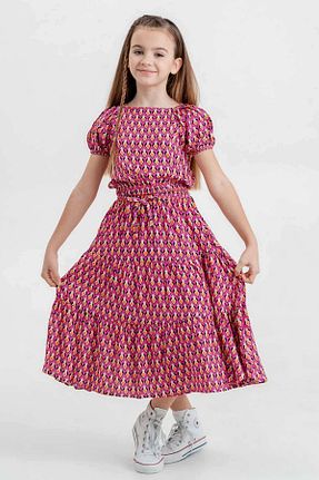 ست بالاتنه و پائین تنه صورتی بچه گانه بافتنی HAUSEkids - کد 933876262