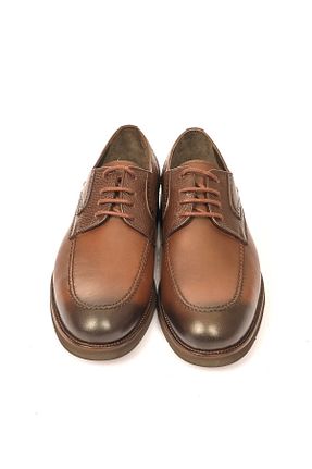 دمپائی قهوه ای مردانه چرم خالص Pierre Cardin - کد 805905921