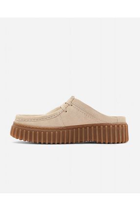 کفش کلاسیک نباتی زنانه جیر CLARKS - کد 929120399