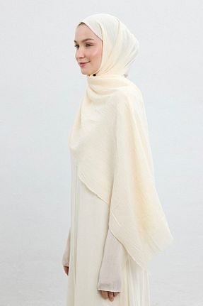 شال بژ زنانه Qef - کد 933190252