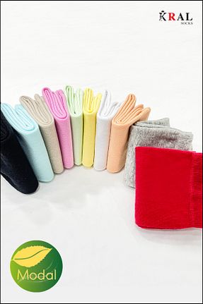 جوراب رنگی زنانه پنبه ای KRAL SOCKS - کد 933190239
