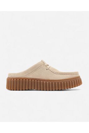 کفش کلاسیک نباتی زنانه جیر CLARKS - کد 929120399