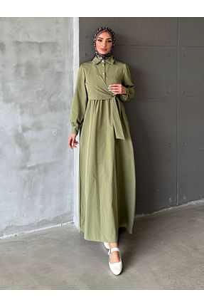 لباس حجاب سبز زنانه رگولار ENSA TESETTUR - کد 933183083