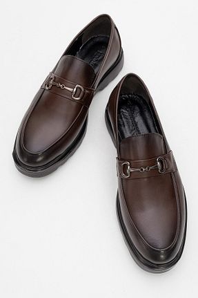کفش کلاسیک مشکی مردانه چرم خالص depderi - کد 933216956