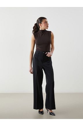 بلوز قهوه ای زنانه ساده LC Waikiki - کد 904821024