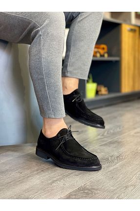 کفش کلاسیک مشکی مردانه جیر MOR KUNDURA - کد 933228725