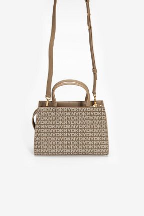 کیف دوشی بژ زنانه چرم مصنوعی Dkny - کد 933915423