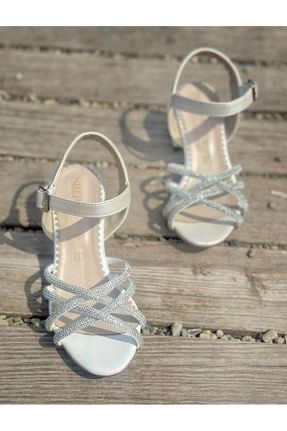 کفش پاشنه بلند کلاسیک طوسی بچه گانه چرم مصنوعی Surpie Shoes - کد 933219570