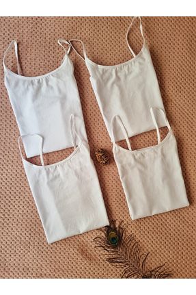 رکابی سفید زنانه پارچه ای Demirsa Boutique - کد 928905136