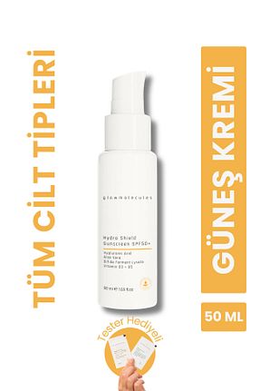 کرم ضد آفتاب صورت SPF 50 + glowmolecules - کد 921350351