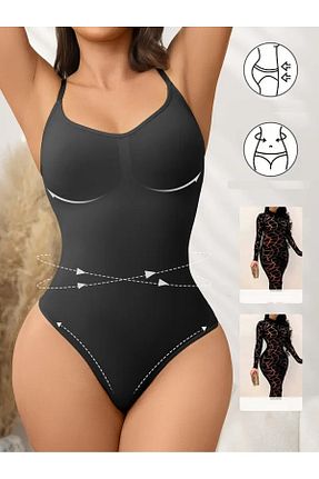 بادی مشکی زنانه یقه U MİSTİRİK - کد 930973709