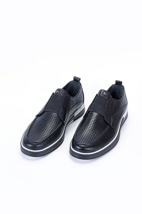 کفش لوفر مشکی مردانه چرم خالص Vantaggio - کد 870094637