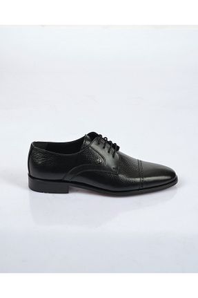 کفش کلاسیک مشکی مردانه چرم خالص Pierre Cardin - کد 660223529