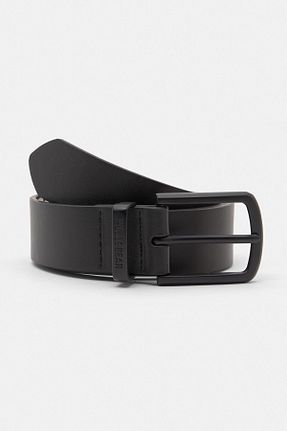 کمربند مشکی مردانه پلی اورتان Pull & Bear - کد 933270070