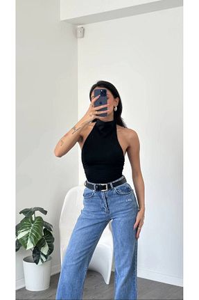 بلوز مشکی زنانه ساده Sudelim butik - کد 933264090