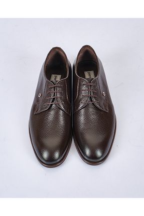 کفش کلاسیک قهوه ای مردانه چرم خالص Pierre Cardin - کد 743292324