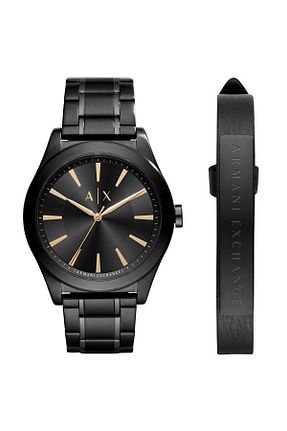 ساعت مچی مشکی مردانه استل (فولاد) Armani Exchange - کد 1921127