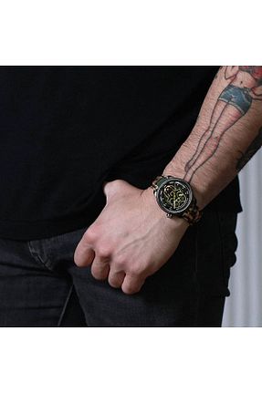 ساعت مچی قهوه ای مردانه 43 میلی متر Bomberg - کد 801365115