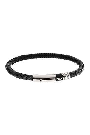 دستبند استیل (فولاد) مشکی مردانه استیل (فولاد) Emporio Armani - کد 6905899
