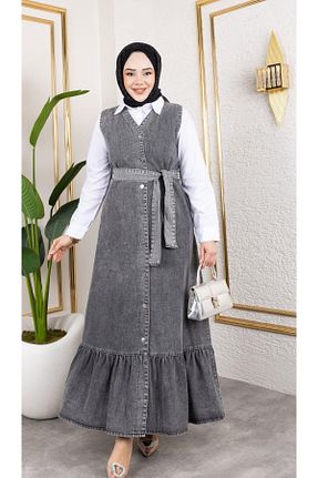 لباس حجاب مشکی زنانه رگولار HARMAN BUTİK - کد 927391721