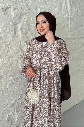 لباس قهوه ای زنانه بافتنی Rimel Moda - کد 934101391