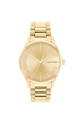 ساعت مچی طلائی زنانه 36-40 میلی متر Calvin Klein - کد 318911273