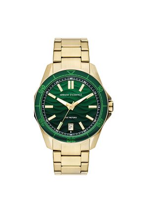 ساعت مچی طلائی مردانه 44 میلی متر Armani Exchange - کد 763011379