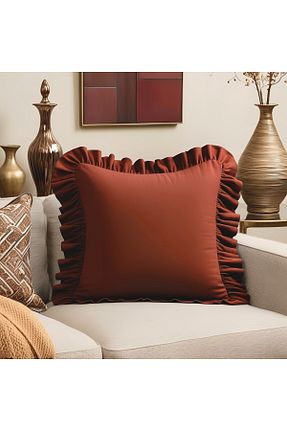 کوسن و روکش کوسن نارنجی پنبه ای Bc Home - کد 790558933