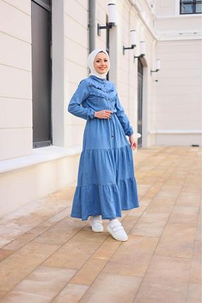 لباس حجاب متالیک زنانه رگولار HARMAN BUTİK - کد 853959860