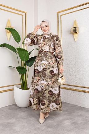 ست بالاتنه و پائین تنه حجاب سرمه ای زنانه رگولار HARMAN BUTİK - کد 936167331