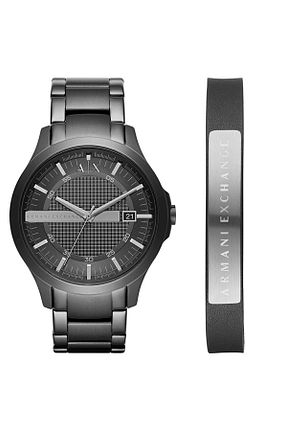 ساعت مچی مشکی مردانه استل (فولاد) Armani Exchange - کد 2461161